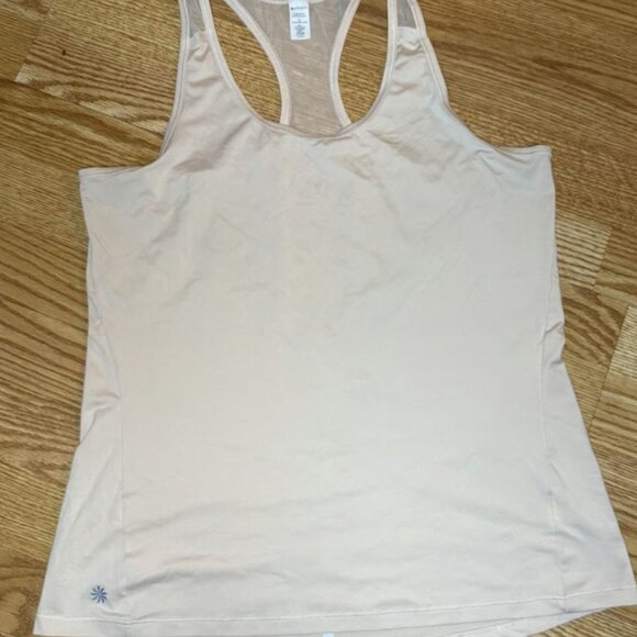 Tank Top Women’s Medium Pink Active Workout Mesh Back - Picture 1 of 5